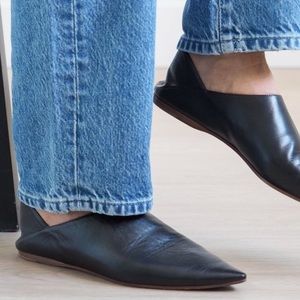 Black acne studio babouche slipper 38